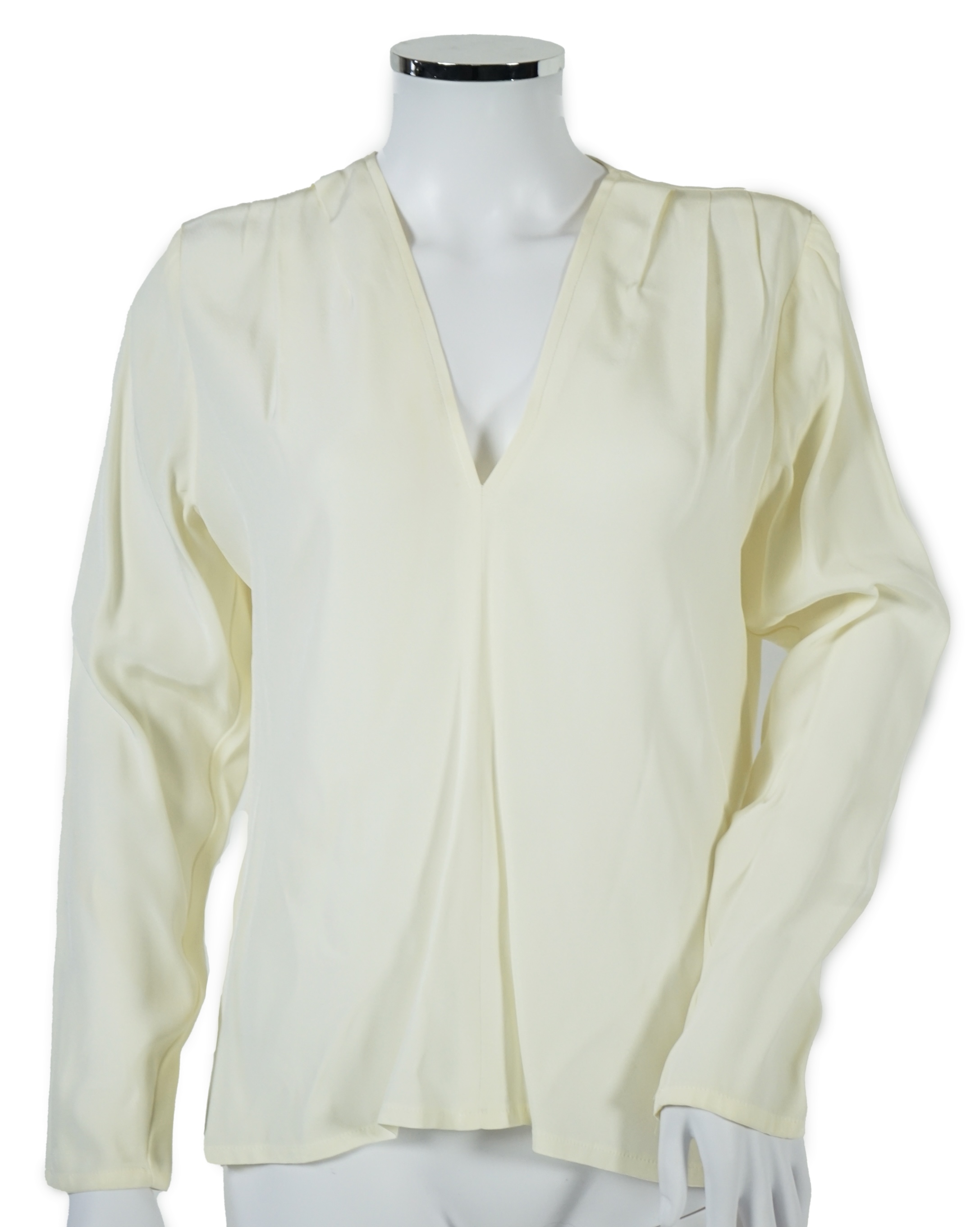Four vintage Yves Saint Laurent variation lady's tops, F 40 (UK 12).Proceeds to Happy Paws Puppy Rescue